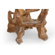 Exclusive table based on teak root