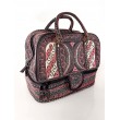 Embroidered Cotton Handbag in Rose and Ivory from Bali, A24