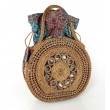 Handcrafted Ate Grass Handle Handbag from Bali, B1