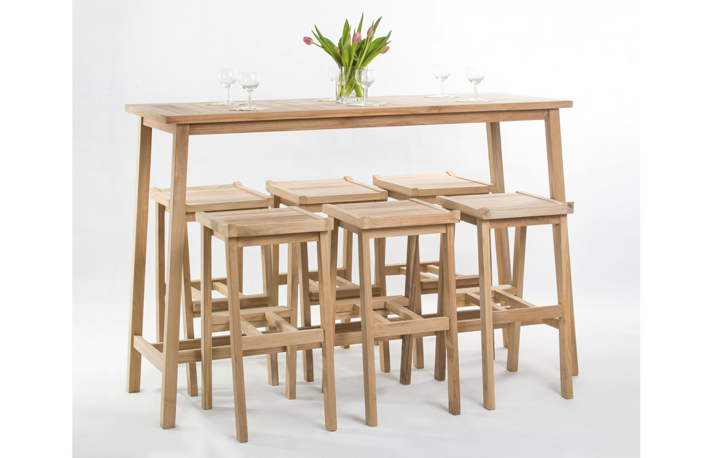 Garden and catering set Anat 6 os, Teak