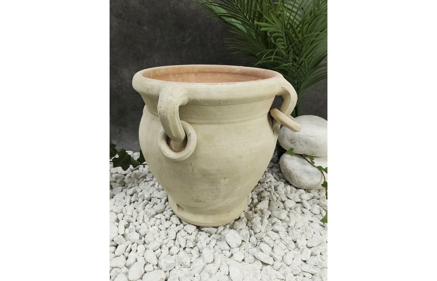 Biscuit tunisian terracotta pot 35