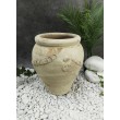 Biscuit vase with raised ornament in Tunisian terracotta 40