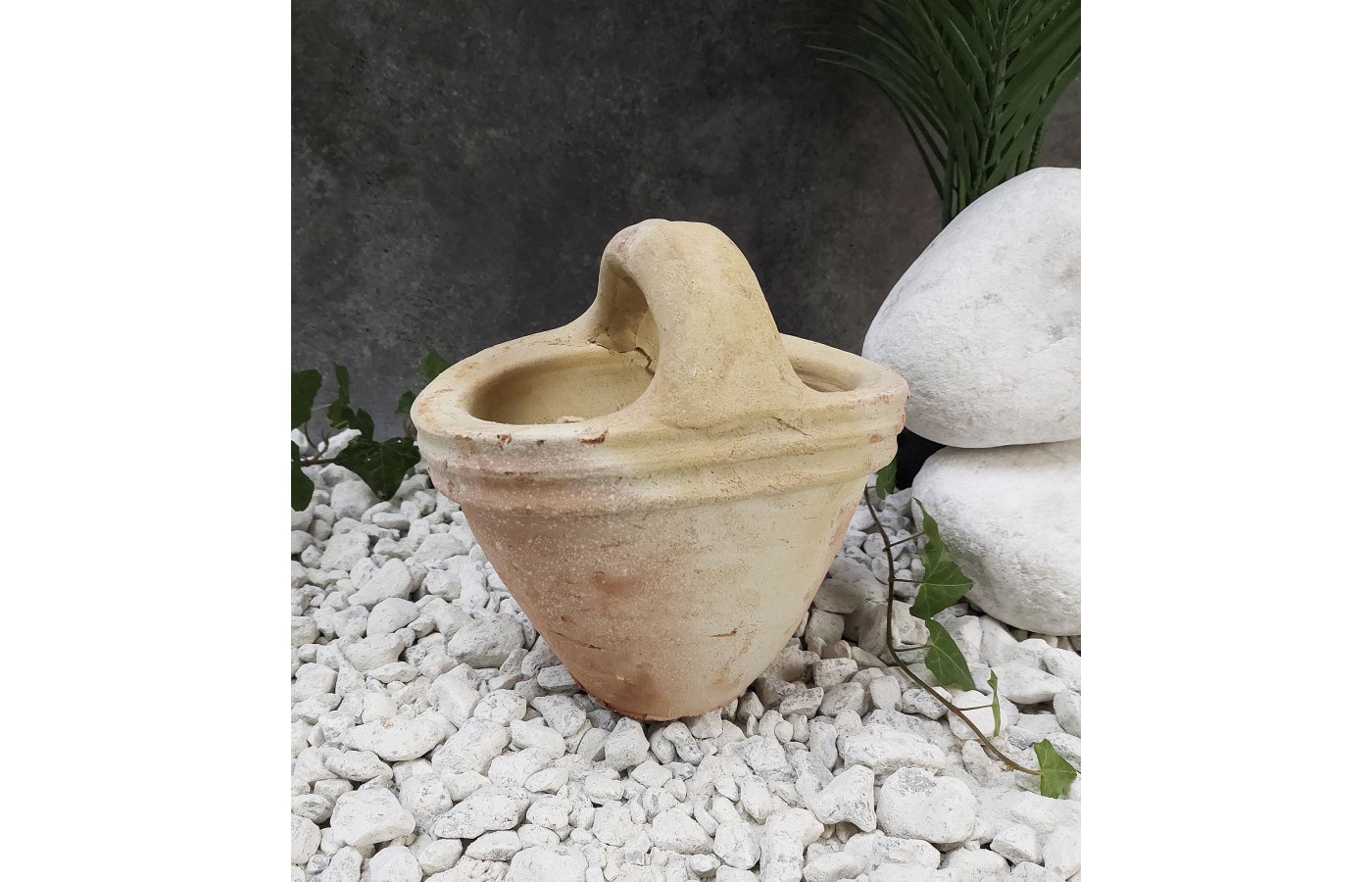 Biscuit pot in Tunisian terracotta -  Koffa Bag