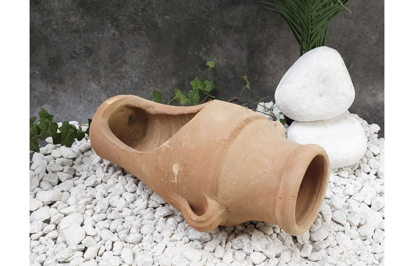 Biscuit lying amphora – Terracotta Planter  (50)