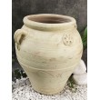 Biscuit vase with raised ornament in Tunisian terracotta 67