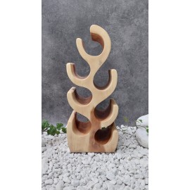 Original Wine Rack 7 Bottle, Solid Suar Wood