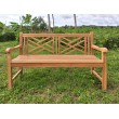 Garden teak bench Wakana 100 cm