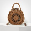 Handcrafted Ate Grass Handle Handbag from Bali, B1