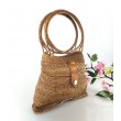 Handcrafted Ate Grass Handle Handbag from Bali, B12