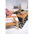 Palu - a teak wood set of garden furniture