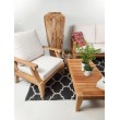 Palu - a teak wood set of garden furniture