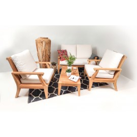 Palu - a teak wood set of garden furniture