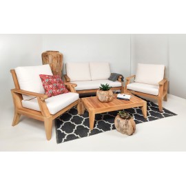 Palu - a teak wood set of garden furniture