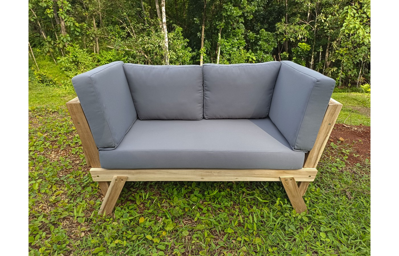 Fold-out sofa, Teak