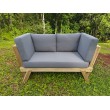 Sofa rozkładana, Teak