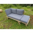 Fold-out sofa, Teak