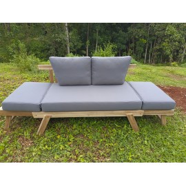 Fold-out sofa, Teak