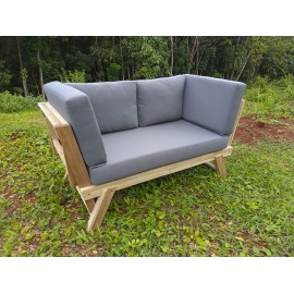 Sofa rozkładana, Teak