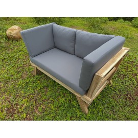 Sofa rozkładana, Teak