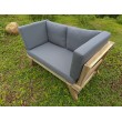 Sofa rozkładana, Teak