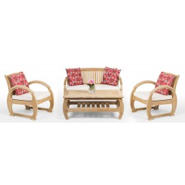 Eurus - a teak wood set of garden furniture