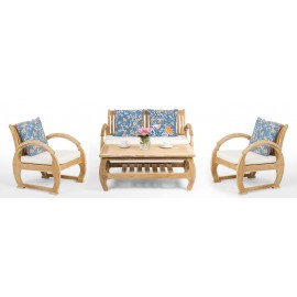 Eurus - a teak wood set of garden furniture