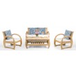 Eurus - a teak wood set of garden furniture