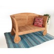 Beautiful teak bench Taman (seat grey) teak wood