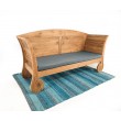 Beautiful bench Taman 3 pers., Teak