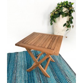 Teak garden table