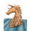 Horse Sculpture from reclaimed teak wood