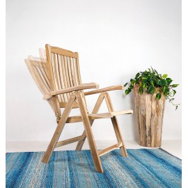 Exclusive folding garden armchair Emas, teak