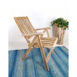 Exclusive folding garden armchair Emas, teak