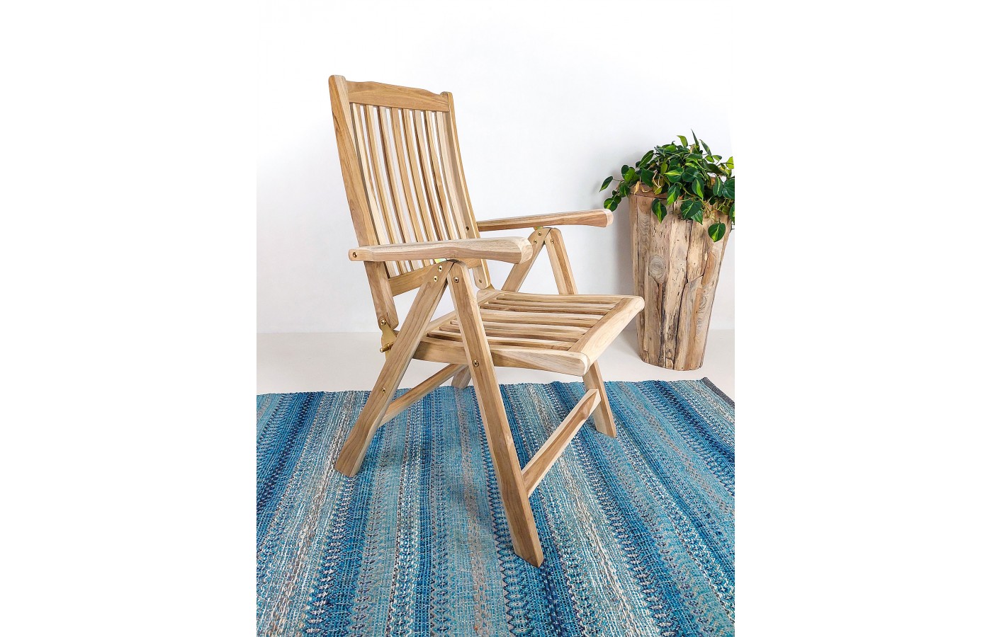 Exclusive folding garden armchair Emas, teak