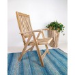 Exclusive folding garden armchair Emas, teak