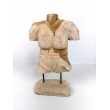 Torso sculpture on a wooden base