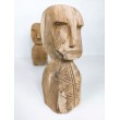 Ethnic sculpture Bust, Teak