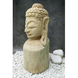 Budda - Ręcznie rzeźbiona figura Buddy 83 cm, Teak