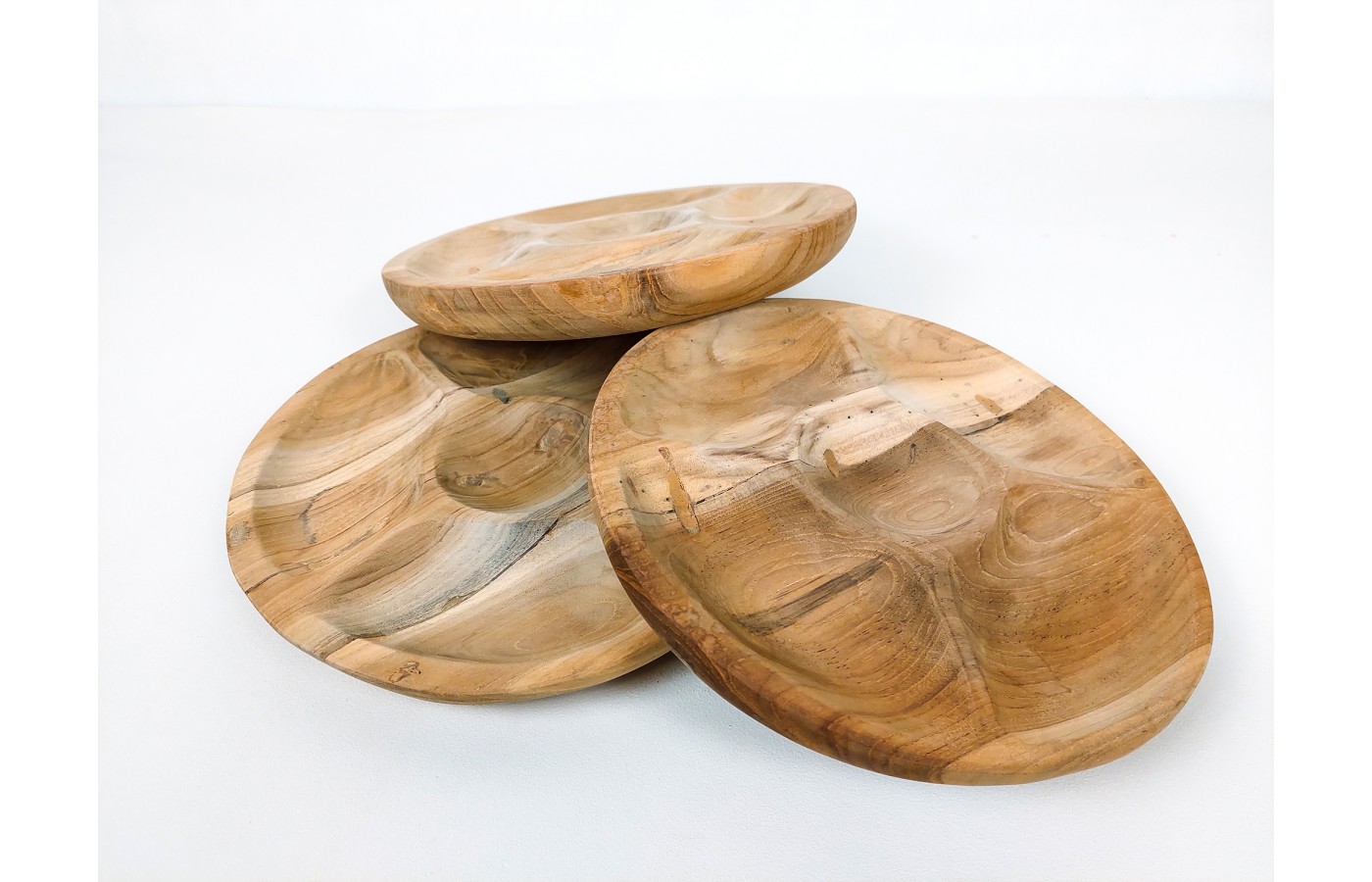 Wooden snack plate