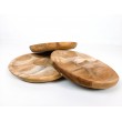 Wooden snack plate