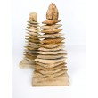 Christmas tree sculpture, reclaimed teak wood