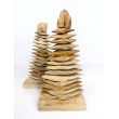 Christmas tree sculpture, reclaimed teak wood