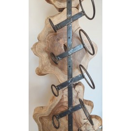 Wine rack 8 bottles - Suar