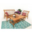 Garden teak wood set Langgar - 3 person