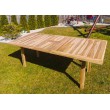 Folden garden table, rectangular, wood Teak 160/200 cm