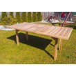 Folden garden table, rectangular, wood Teak 160/200 cm