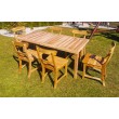 Folden garden table, rectangular, wood Teak 160/200 cm