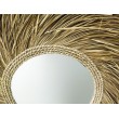 Mirror in a rattan frame