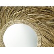 Mirror in a rattan frame