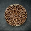 Oriental wall panel - Lotus Flower Mandala - Bali sculpture, 40 cm